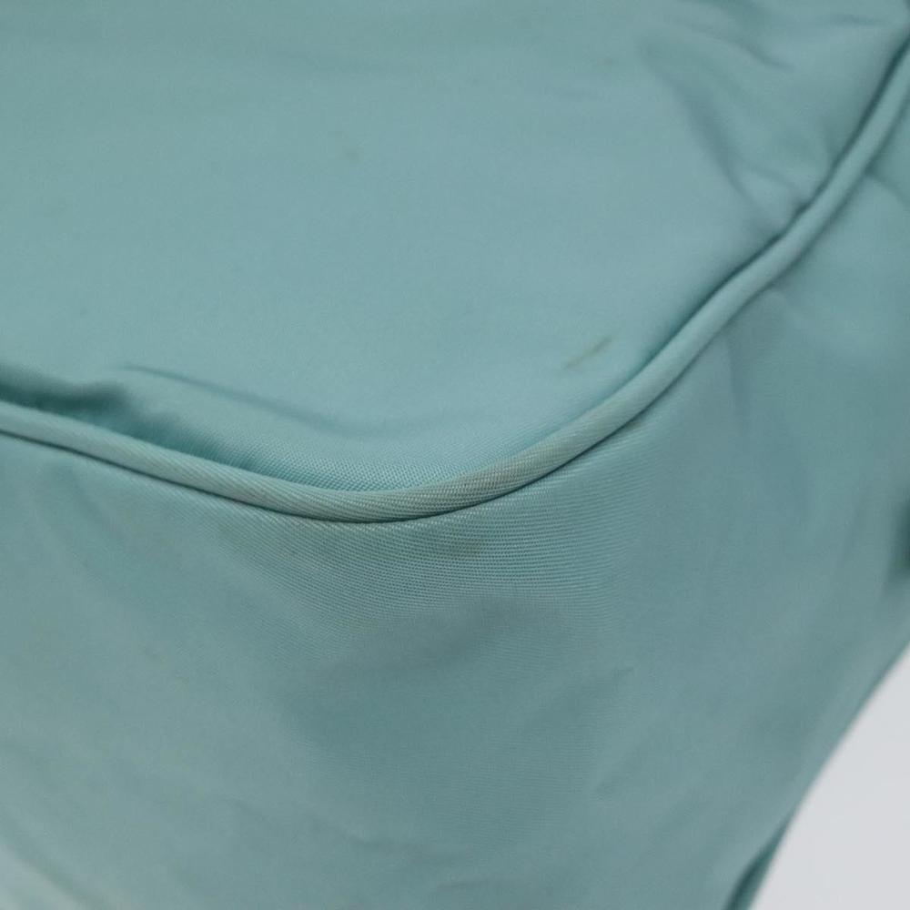 PRADA Hand Bag Nylon Blue Silver Auth 121844 - Picture 8 of 16